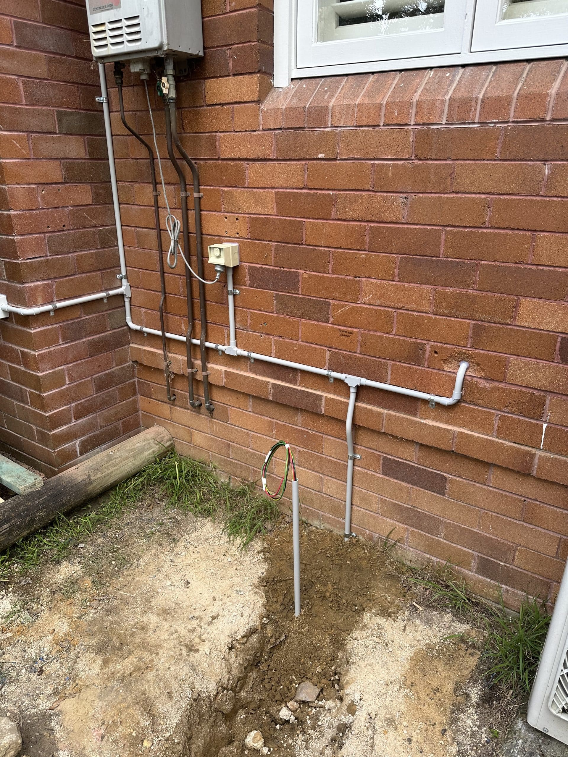 wiring fit out for pool installation castle cove